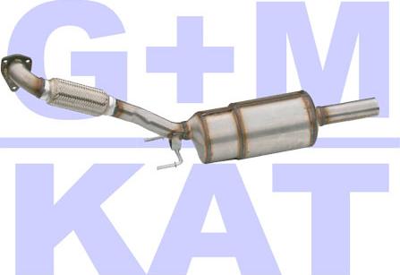 G+M KAT 02.37.031 - Комплект для дооборудования, катализатор / сажевый фильтр (комби autosila-amz.com