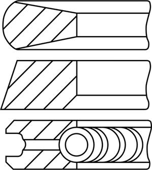 Goetze Engine 08-449800-00 - Комплект поршневых колец autosila-amz.com