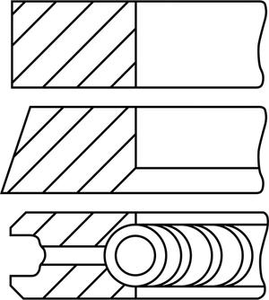 Goetze Engine 08-447507-00 - Комплект поршневых колец autosila-amz.com