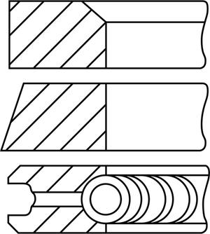 Goetze Engine 08-450700-00 - Комплект поршневых колец autosila-amz.com