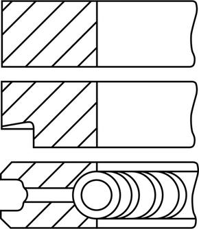 Goetze Engine 08-421800-10 - Комплект поршневых колец autosila-amz.com