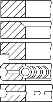 Goetze Engine 08-160800-30 - Комплект поршневых колец autosila-amz.com