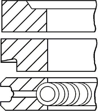 Goetze Engine 08-106900-00 - Комплект поршневых колец autosila-amz.com