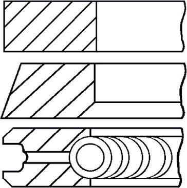 Goetze Engine 08-501500-00 - Комплект поршневых колец autosila-amz.com