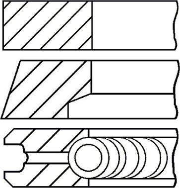 Goetze Engine 08-786700-00 - Комплект поршневых колец autosila-amz.com