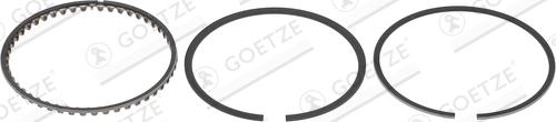 Goetze Engine 08-287600-10 - Комплект поршневых колец autosila-amz.com