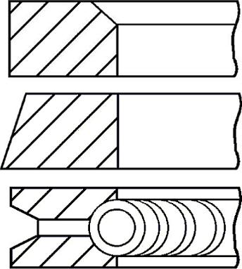 Goetze Engine 08-294700-00 - Комплект поршневых колец autosila-amz.com