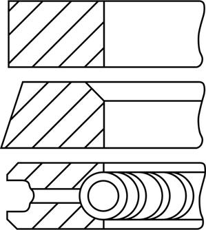 Goetze Engine 08-782900-00 - Комплект поршневых колец autosila-amz.com