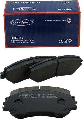 GoodWill 1103 F - Тормозные колодки, дисковые, комплект autosila-amz.com