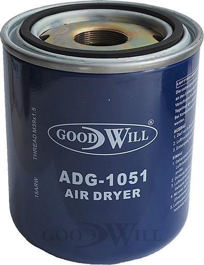 GoodWill ADG 1051 - Патрон осушителя воздуха, пневматическая система autosila-amz.com