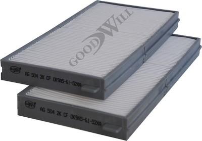 GoodWill AG 504 2K CF - Фильтр воздуха в салоне autosila-amz.com