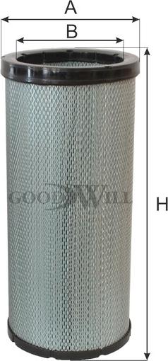 GoodWill AG 1026/1 - Фильтр добавочного воздуха autosila-amz.com