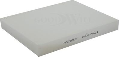GoodWill AG 259 CF - Фильтр воздуха в салоне autosila-amz.com