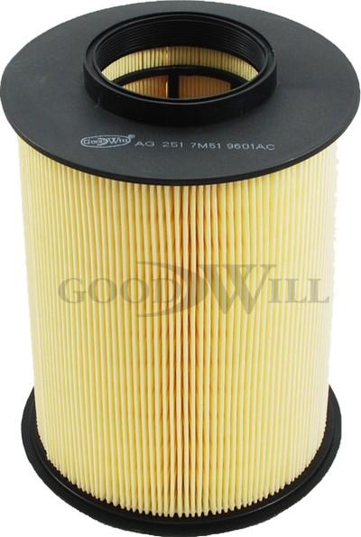 GoodWill AG 251 - Воздушный фильтр, двигатель autosila-amz.com