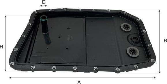 GoodWill ATG 004 - Фильтр АКПП BMW/LAND ROVER 3 (E90/E91/E92/E93)/5 (E60/E61)/6 (E63/E64)/7 (E65/E66)/X3 (E83)/X5 (E70) autosila-amz.com