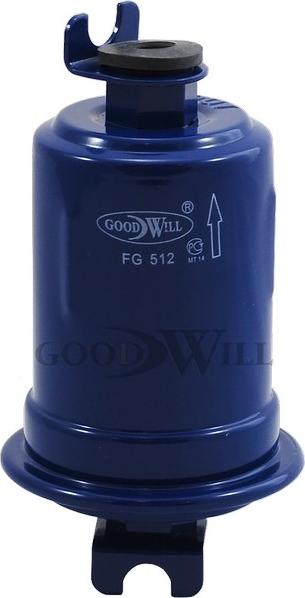 GoodWill FG 512 - Топливный фильтр autosila-amz.com