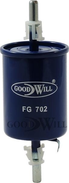 GoodWill FG 702 - Фильтр топливный BMW, Citroen, Fiat, Lancia, Opel, Peugeot, Seat, V GOODWILL FG 702 autosila-amz.com