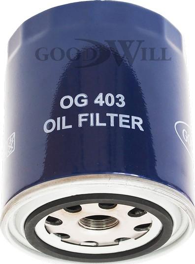 GoodWill OG 403 - Фильтр масляный двигателя autosila-amz.com