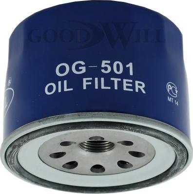 GoodWill OG 501 - Масляный фильтр autosila-amz.com