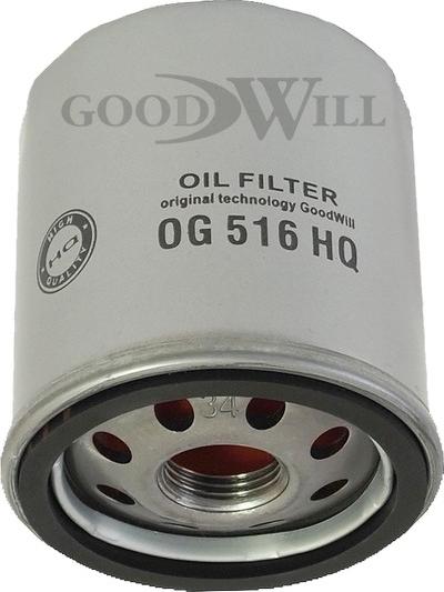 GoodWill OG 516 HQ - Масляный фильтр autosila-amz.com