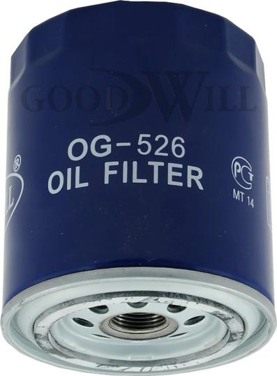 GoodWill OG 526 - Масляный фильтр autosila-amz.com