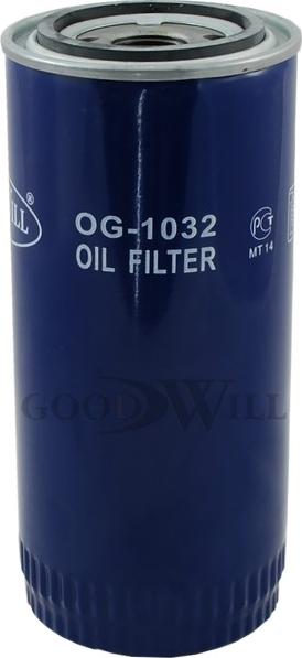 GoodWill OG 1032 - Масляный фильтр autosila-amz.com