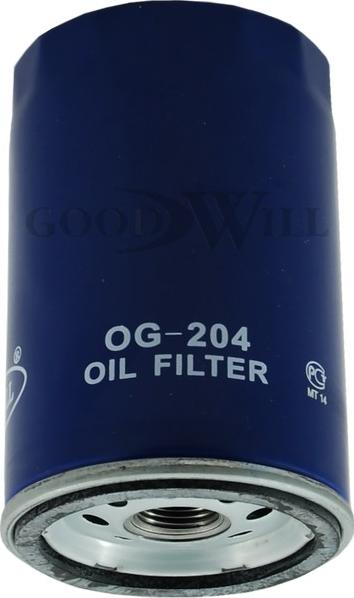 GoodWill OG 204 - Масляный фильтр autosila-amz.com