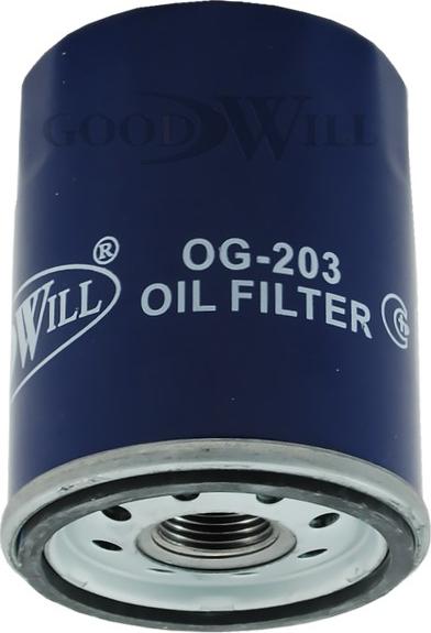 GoodWill OG 203 - Масляный фильтр autosila-amz.com