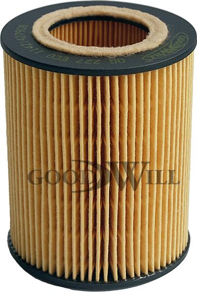 GoodWill OG 227 ECO - Масляный фильтр autosila-amz.com
