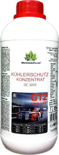 Greencool 792248 - GREENCOOL Carboxylate Long Life Антифриз готовый GC7010 красный (1кг / 0.92L) autosila-amz.com
