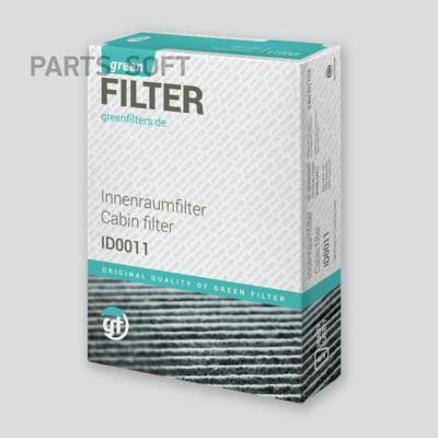 Green Filter IF0250 - фильтр салона !\Toyota Rav 4/Yaris/Yaris autosila-amz.com