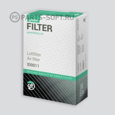 Green Filter LF0278 - фильтр воздушный!\ Audi A4/A6/S4/S6 1.6i-4.2/1.9TDi 94>, VW Passat 1.6-2.0TDi 96> autosila-amz.com
