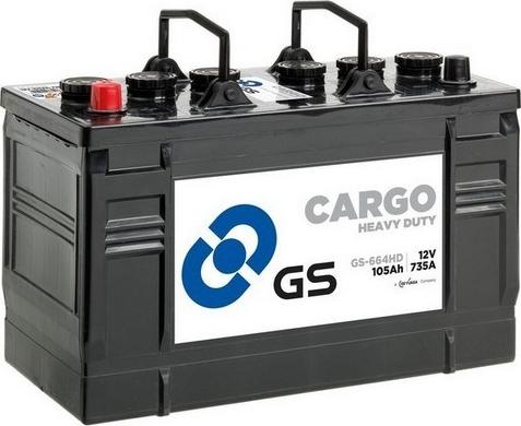 GS GS-664HD - Стартерная аккумуляторная батарея, АКБ autosila-amz.com