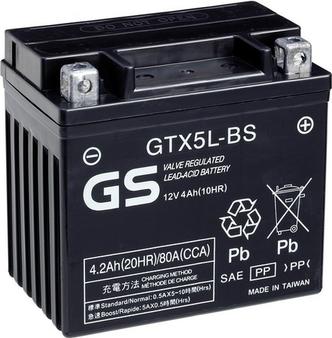 GS GS-GTX5L-BS - Стартерная аккумуляторная батарея, АКБ autosila-amz.com