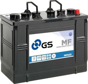 GS MF655 - Стартерная аккумуляторная батарея, АКБ autosila-amz.com