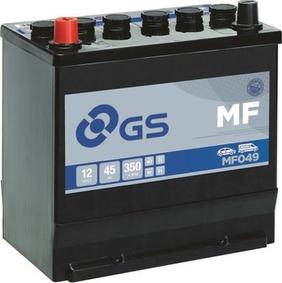 GS MF049 - Стартерная аккумуляторная батарея, АКБ autosila-amz.com