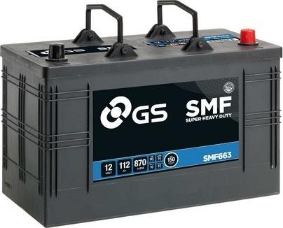 GS SMF663 - Стартерная аккумуляторная батарея, АКБ autosila-amz.com