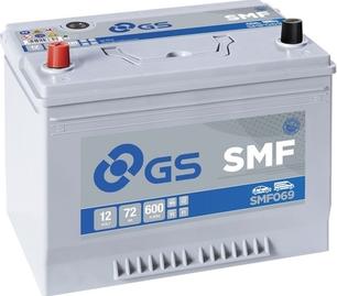 GS SMF069 - Стартерная аккумуляторная батарея, АКБ autosila-amz.com