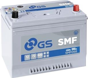 GS SMF068 - Стартерная аккумуляторная батарея, АКБ autosila-amz.com