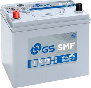 GS SMF014 - Стартерная аккумуляторная батарея, АКБ autosila-amz.com