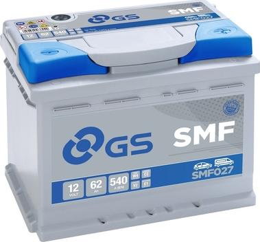GS SMF027 - Стартерная аккумуляторная батарея, АКБ autosila-amz.com