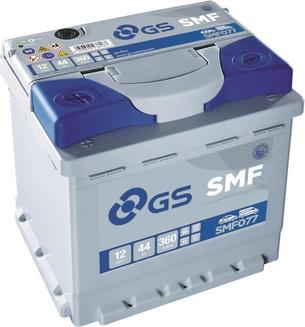 GS SMF077 - Стартерная аккумуляторная батарея, АКБ autosila-amz.com