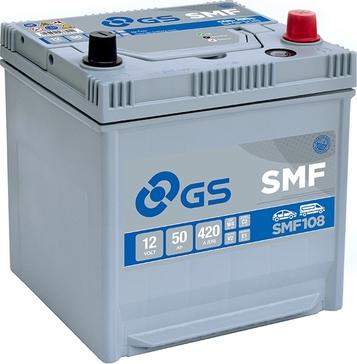 GS SMF108 - Стартерная аккумуляторная батарея, АКБ autosila-amz.com