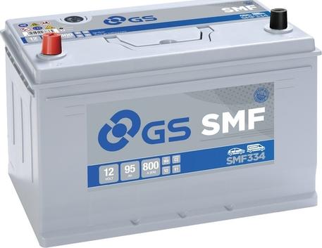 GS SMF334 - Стартерная аккумуляторная батарея, АКБ autosila-amz.com