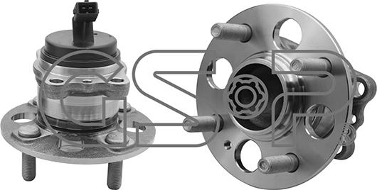 GSP 9400590 - Комплект подшипника ступицы колеса autosila-amz.com