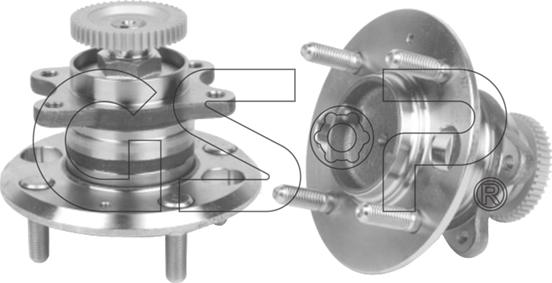 GSP 9400004 - Комплект подшипника ступицы колеса autosila-amz.com