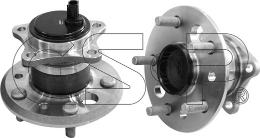 GSP 9400344 - Комплект подшипника ступицы колеса autosila-amz.com