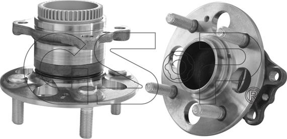 GSP 9400232 - Комплект подшипника ступицы колеса autosila-amz.com