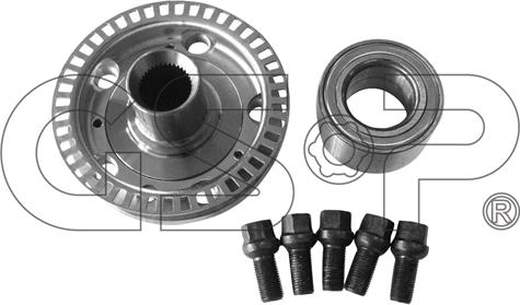 GSP 9436002K - Ступица колеса, поворотный кулак autosila-amz.com