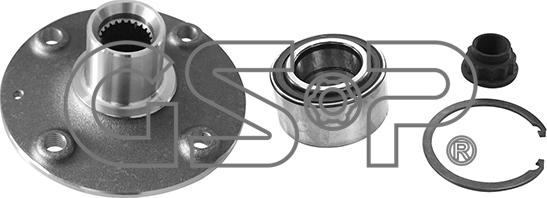 GSP 9424022K - Ступица колеса, поворотный кулак autosila-amz.com